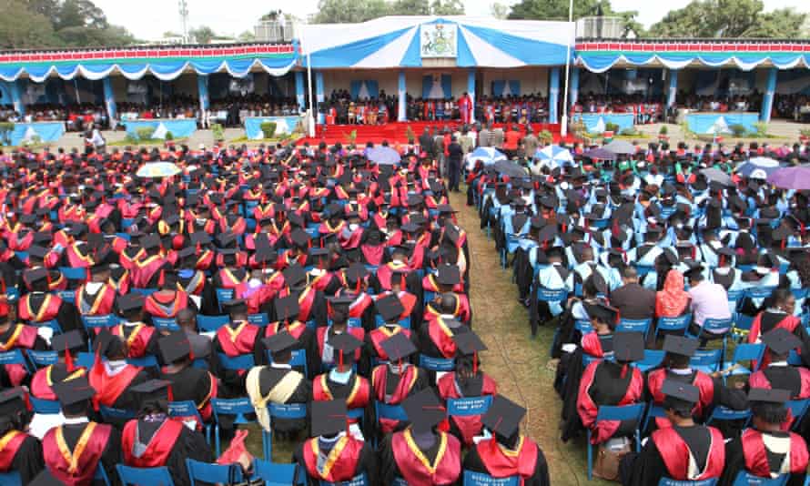 File image of University Students during a graduation ceremony in Kenya. |Photo| Courtesy|