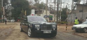 Governor Evans Kidero's Rolls Royce Phantom