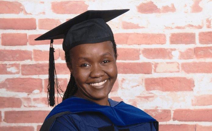 Fridah Mokaya First Woman To Receive A PhD from the Uconn Image/Courtesy