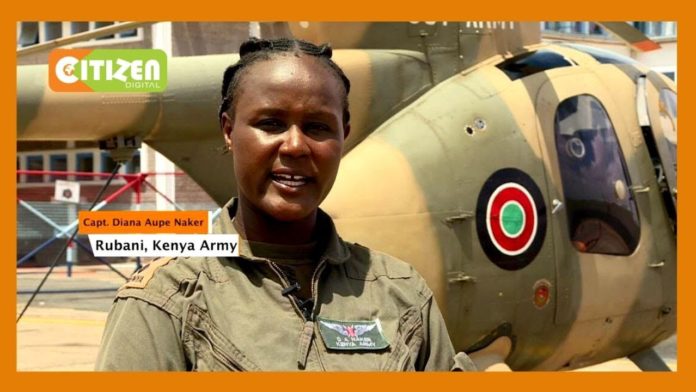 Captain Diana Aupe Naker: Meet Kenya Army’s First And Only Female Combat Pilot 