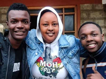 File image of Malik Lemuel alias Govi (r), Wanjiku Mburu alias Mama Baha and Tyler Mbaya alias Baha. |Photo| Courtesy|