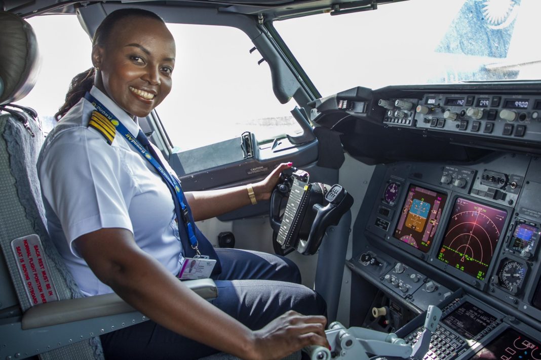 File image of Captain Peninah Karanja. |Courtesy| RwandAir|