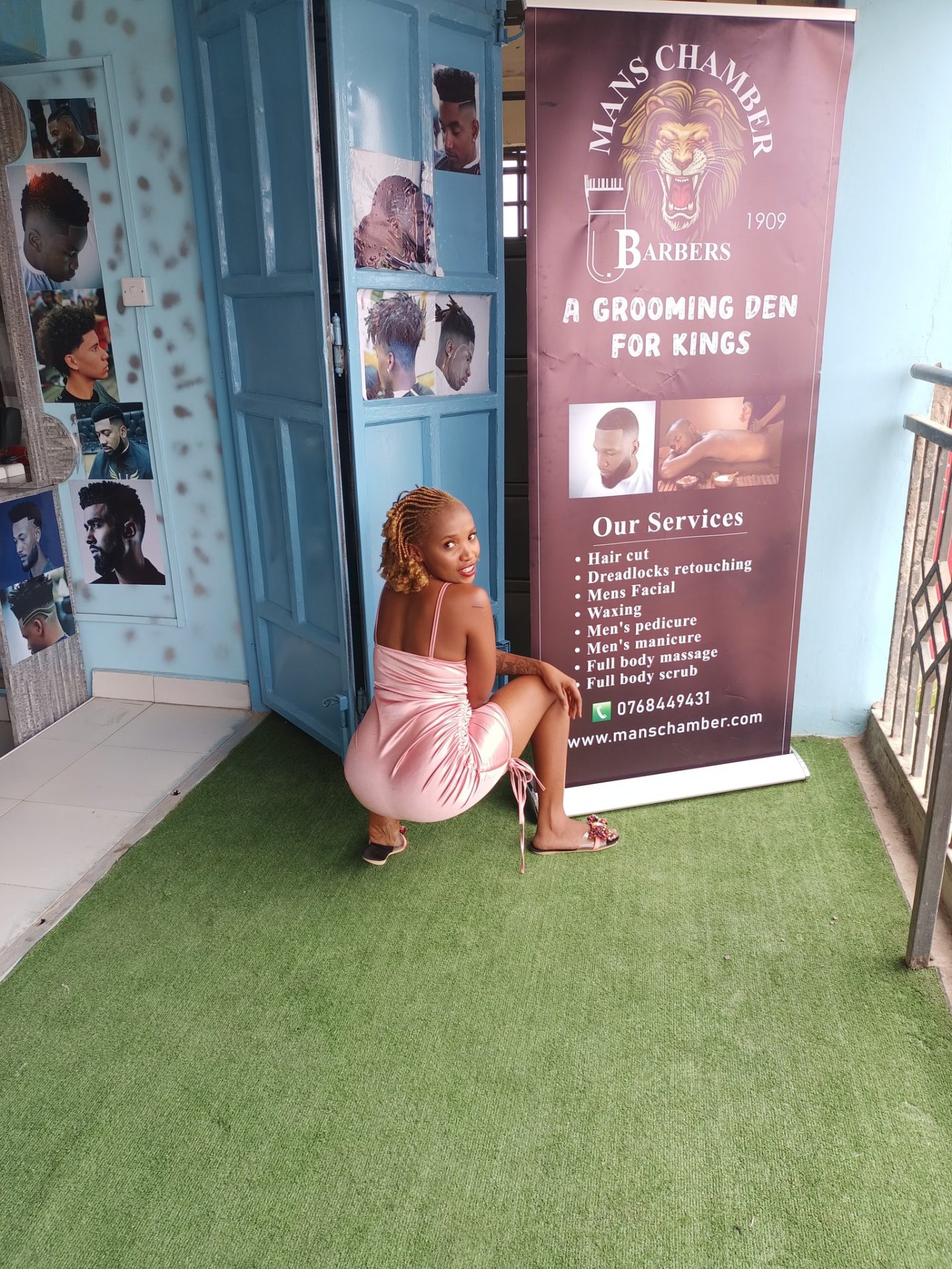 Mwende Frey: Owner of Nairobi Barbershop Where Female Attendants Twerk For Clients