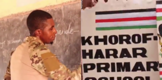 Juma Galgitheel: The KDF Officer Who Teaches Primary School Pupils At The Kenya-Somalia Border