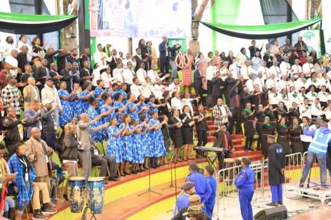 Choirs That Have Been Entertaining Kenyans At Bomas As IEBC Announces Results