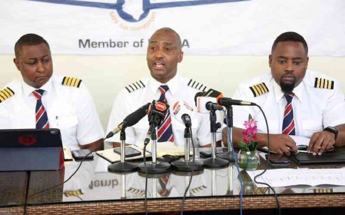 KAPLA: The Four Members Of The Pilot Association Secretariat Leading Kenya Airways Strike
