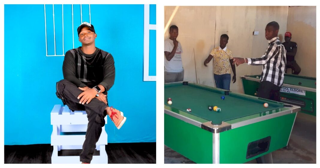 Collins Kipkirui: Moi University Student Running Pool And Shoe Business, Makes Upto Ksh80K Per Month