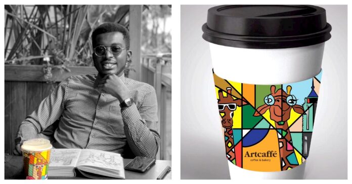 Cyprian Kiswili: From Being Featured Manchester United To Designing Artcafe's Takeaway Coffee Cup 