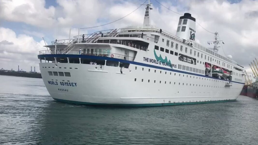 MV World Odyssey: Floating Campus With 500 Students That Docked In Mombasa