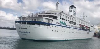 MV World Odyssey: Floating Campus With 500 Students That Docked In Mombasa