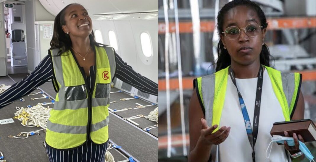 Hazel Wachira: KQ Engineer Who Converted Dreamliner To A Cargo Plane