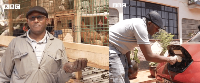 Antony: Kenyan Farmer Using ‘Chicken Poop’ To Power His Home, Car And Boiler.