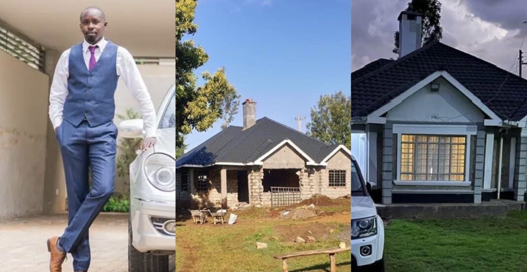 Prince Mutai: Man Who Left Home With Ksh2,600 Only Builds Mansion For Mother, Grandma 8 Years Later