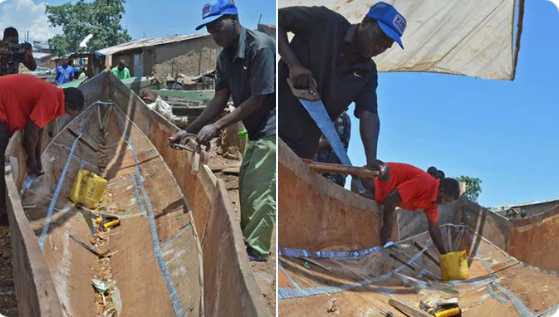 Amos Oyier: Meet Class Five Dropout Earning Over Ksh 120k Monthly Crafting Brand New Boats On Lake Victoria