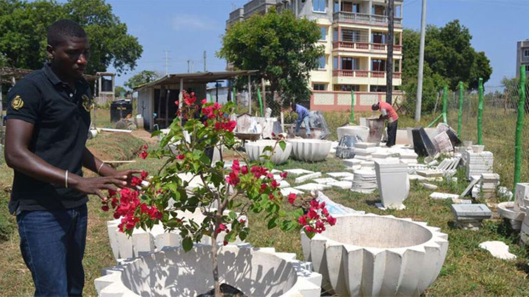Fikirini Katana: Form One Drop-Out Making Up To Ksh100K A Day Selling Flower Pots
