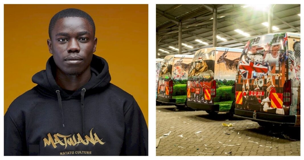 Graff Matwana: Man Behind The Matatu Graffiti On UK High Commission Diplomatic Vans 