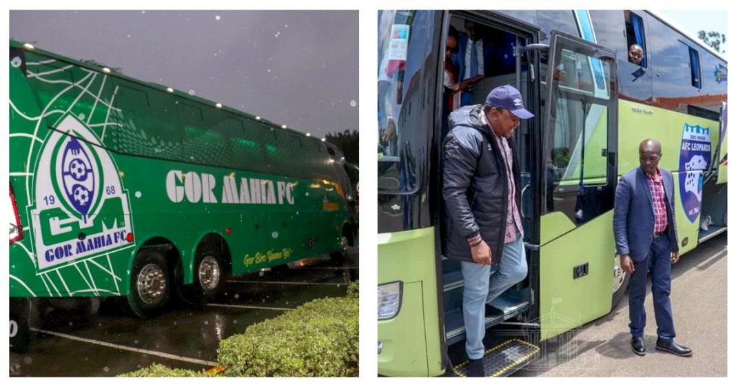 Comfort And Class: 6 Kenya Premier League Teams With The Most Expensive Buses