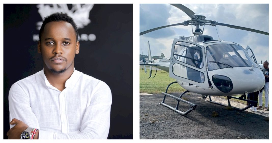 Khalif Kairo: Renowned Car Dealer Introduces Chopper Ride From Nairobi To Thika At Ksh40K Per Person For 30 Minutes