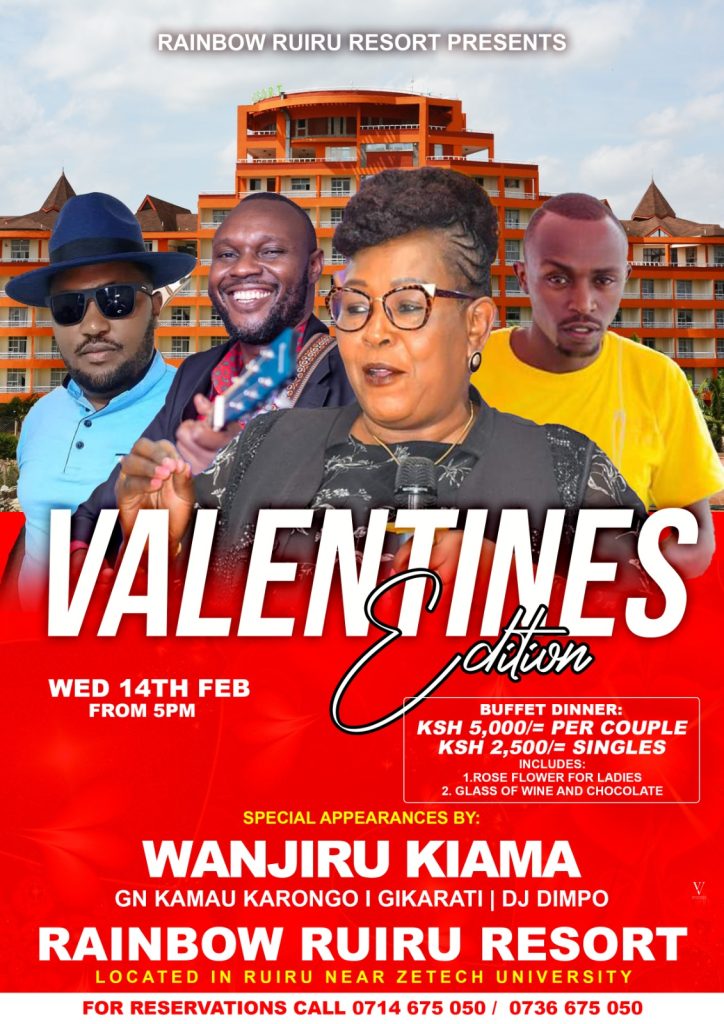 Rainbow Ruiru Resort Drops Another Unbeatable Offer For Valentines Day