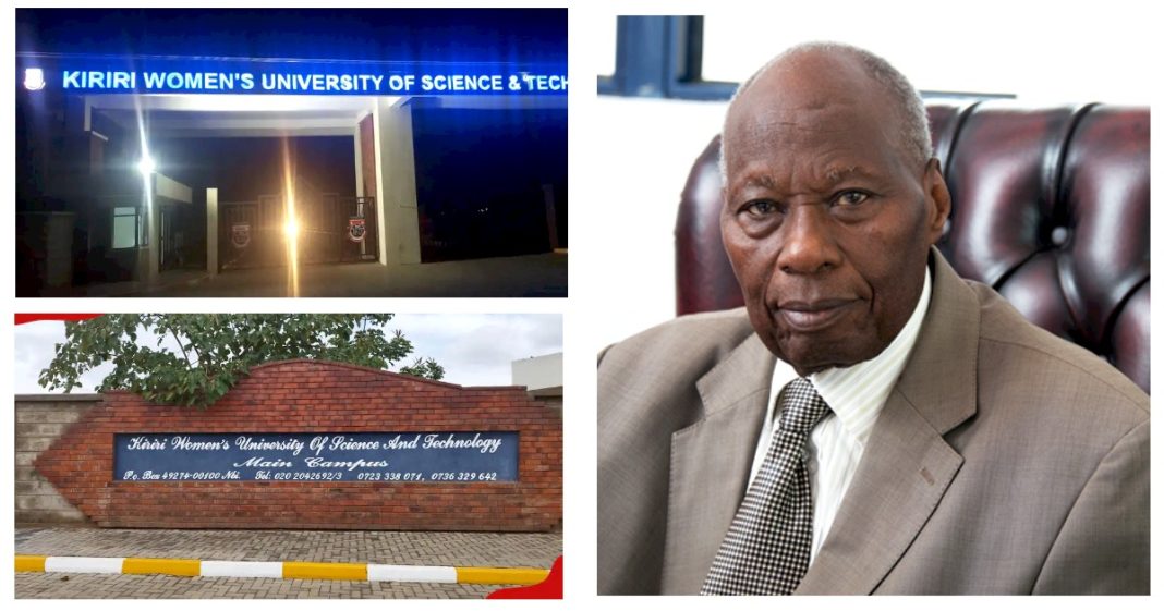 Paul Gachanga Ndarua: Architect Who Founded The Only Women's University In Kenya, Kiriri Women's University of Science and Technology