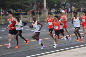 Kenyan marathoners China.