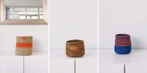 A collage of kiondo bags sold by Jackee Kasandy. |Photo| Courtesy|
