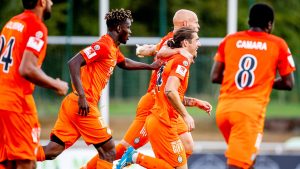 AFC Eskilstuna players during a past match. |Photo| Courtesy|