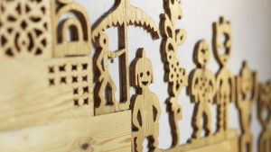 File image of the art work inside Khadambi Asalache's house. |Photo| Courtesy|