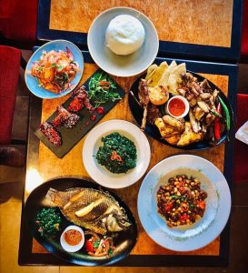 Part of the menu at Kenya Kitchen.