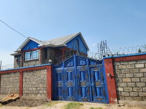Salesio Njagi Kiura's compound in Kamulu. |Courtesy| DCI|