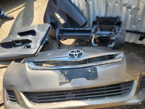 Stolen vehicle parts at Salesio Njagi Kiura's compound in Kamulu. |Courtesy| DCI|