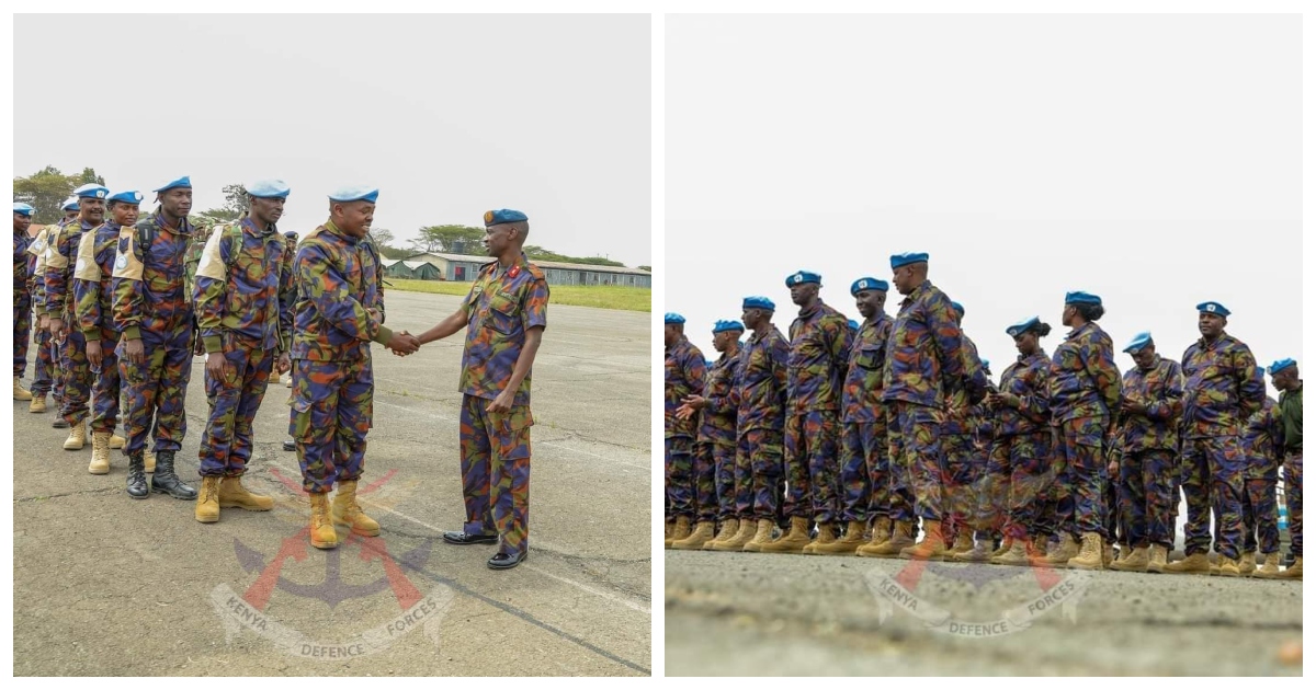 KDF Quick Reaction Force Sent to DR Congo - whownskenya