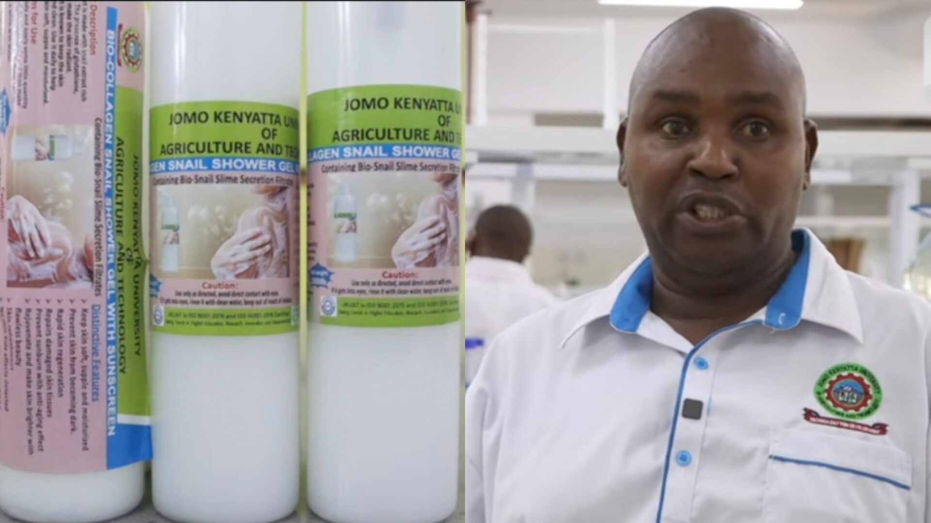 Professor Kinoti Paul Kinoti: Meet JKUAT Lecturer Making Soaps, Shower Gels From Snails ...