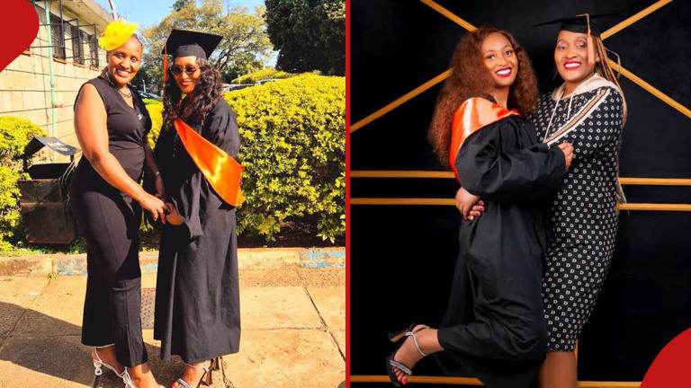 Maureen Kabu and her mother. |Photo| Courtesy|