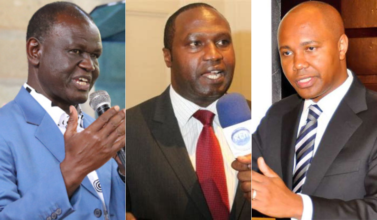 From left: Kiraitu Murungi, Bernard Ngore, and Francis Njogu. |Photos | Courtesy|
