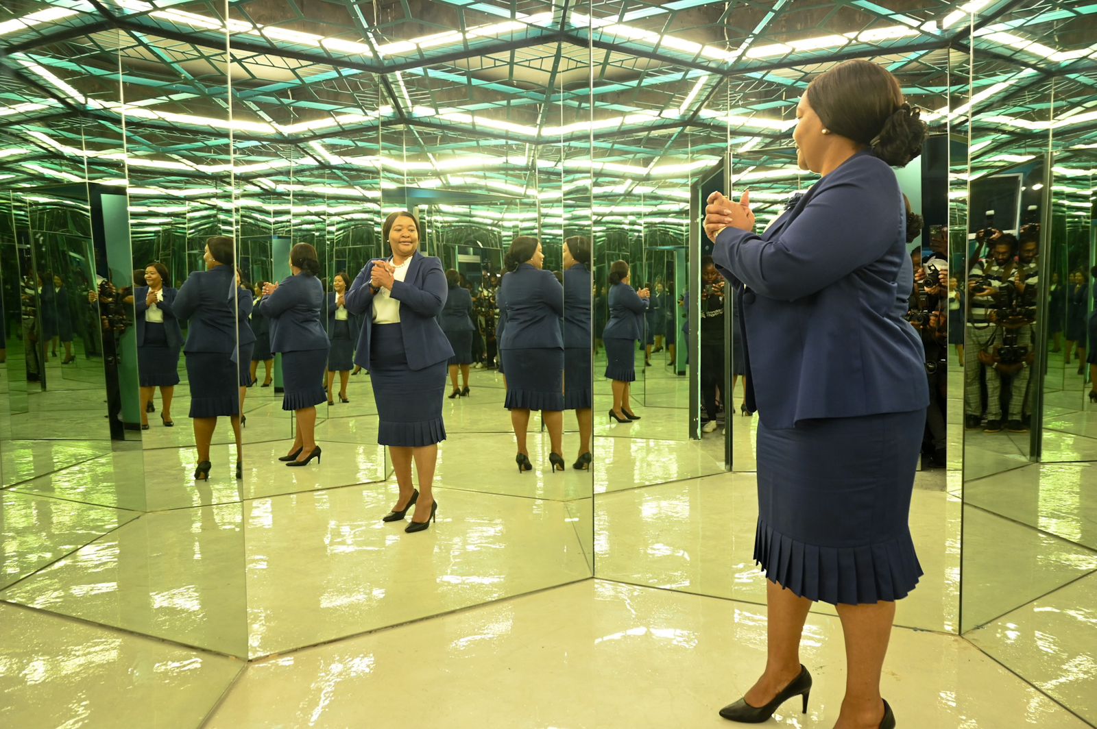 Tourism CS Rebecca Miano during the launch of the Museum of Illusions Nairobi on Friday, January 24, 2025. |Courtesy| CS Miano X|