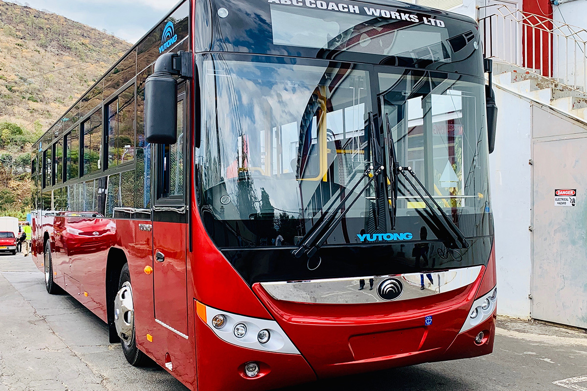 File image of a Yutong Bus. |Courtesy| ABC Coach Works|
