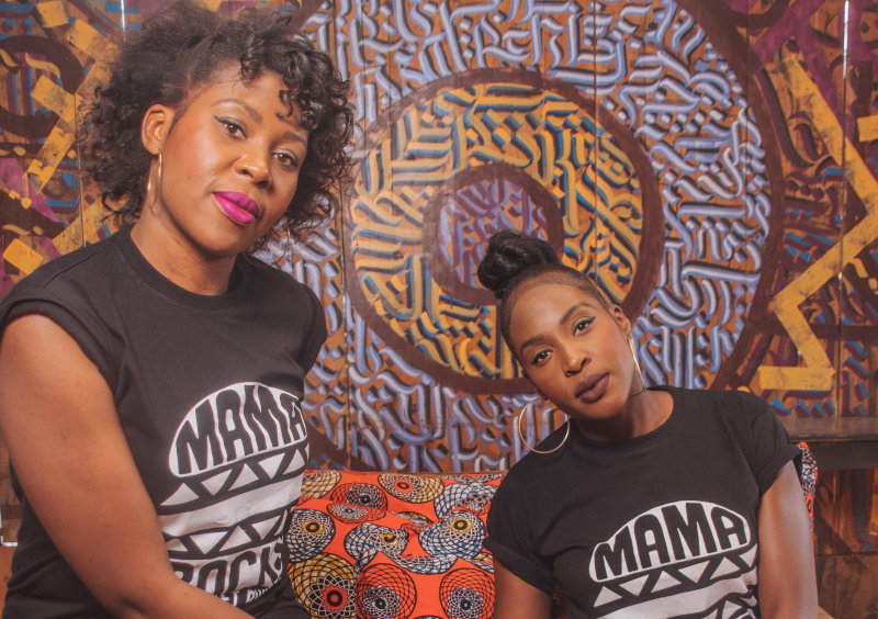 mama Rocks Burgers Restaurant founders, Natalie (right) and Samantha Mwedekeli. |Courtesy| S'able Labs|