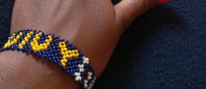 A bracelet designed by Vivian Kabono (Vivy Kabz). 
