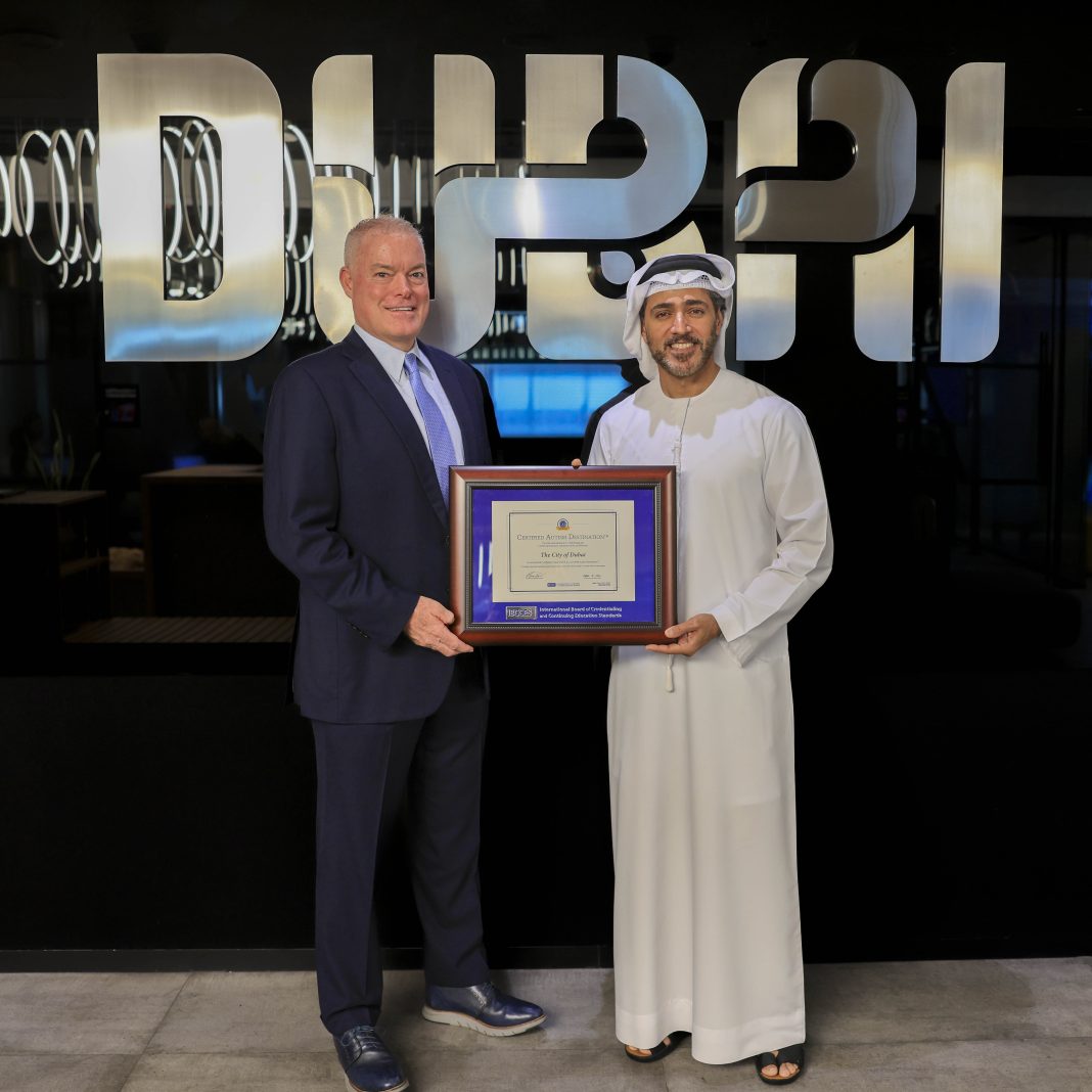 H.E Issam Kazim, CEO of (DCTCM) and Myron Pincomb, IBCCES Board Chairman and CEO