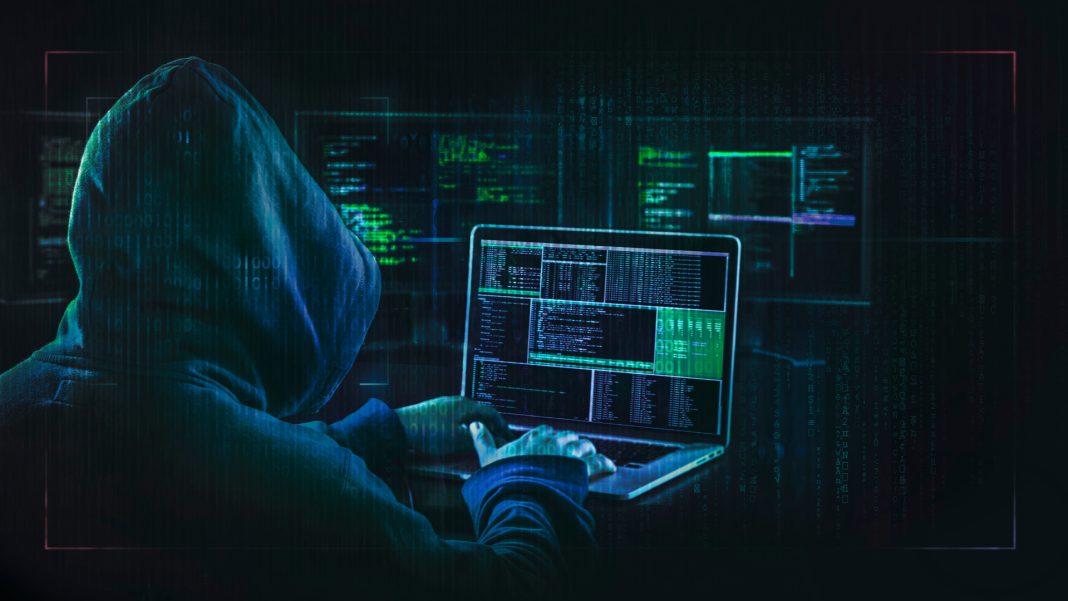 A stock image of a hacker
