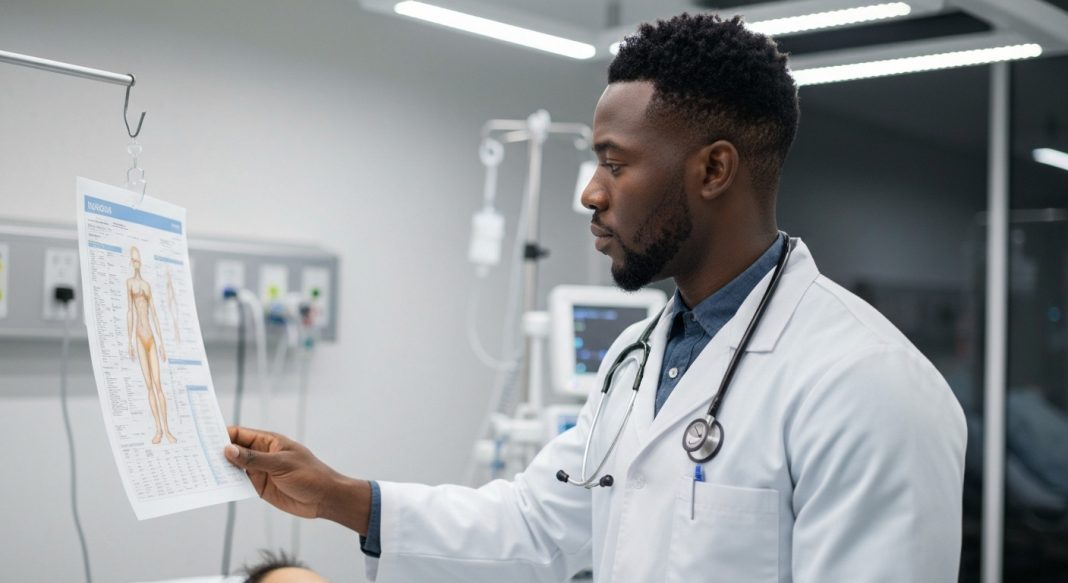 A doctor assessing a report. (Photo: Imagen 4 Fast)