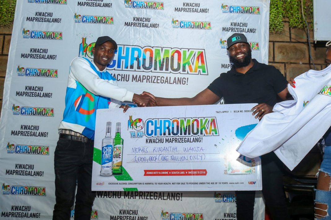 Morris Kimanthi takes centre stage as he wins KSh 1 million at Bumpers Lounge